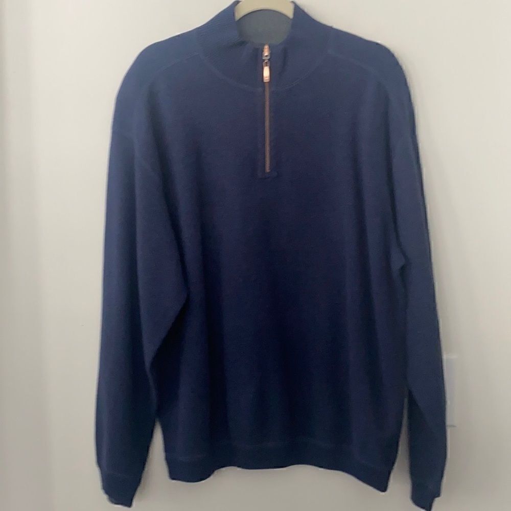 Tommy Bahama 1/4 Zip Sweatshirt L